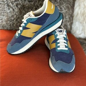 New Balance 237 Men's Blue and Yellow Sneakers Size 8